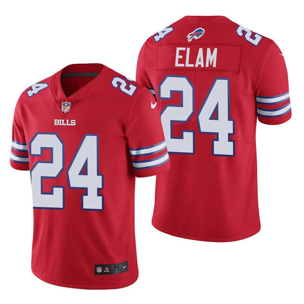 Custom Men’s Buffalo Bills #24 Kaiir Elam Red Vapor Untouchable Limited Stitched Jersey