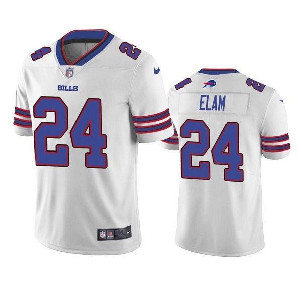 Custom Men’s Buffalo Bills #24 Kaiir Elam White Vapor Untouchable Limited Stitched Jersey