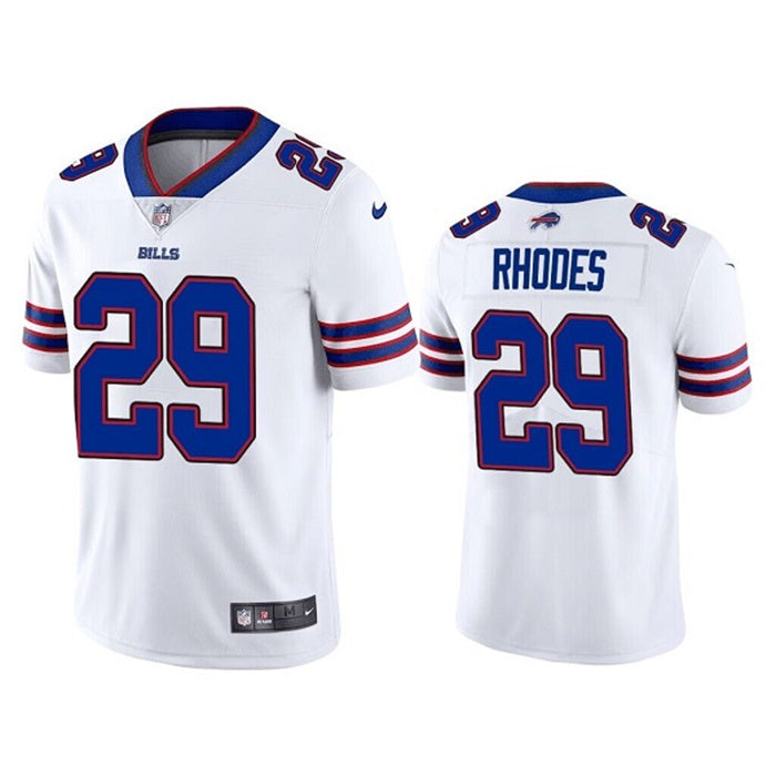Custom Men’s Buffalo Bills #29 Xavier Rhodes White Vapor Untouchable Limited Stitched Jersey