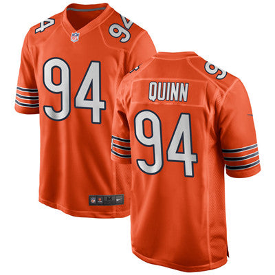 Custom Men’s Chicago Bears #94 Robert Quinn Vapor Untouchable Limited Orange Jersey