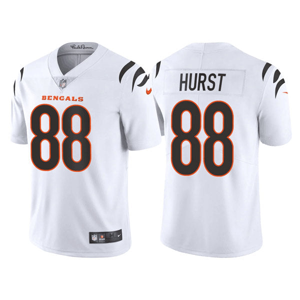 Custom Men’s Cincinnati Bengals #88 Hayden Hurst White Vapor Untouchable Limited Stitched Jersey