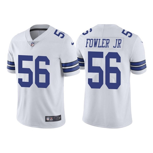 Custom Men’s Dallas Cowboys #56 Dante Fowler Jr. White Vapor Limited Stitched Jersey