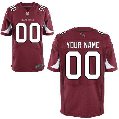 Custom Men’s NEW Arizona Cardinals Customized Elite Team Color Jerseys (40-60)