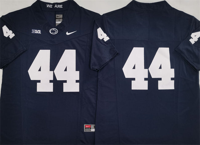 Custom Men’s Penn State Nittany Lions #44 Davis Warren Navy 2024 F.U.S.E. No Name Stitched Jersey