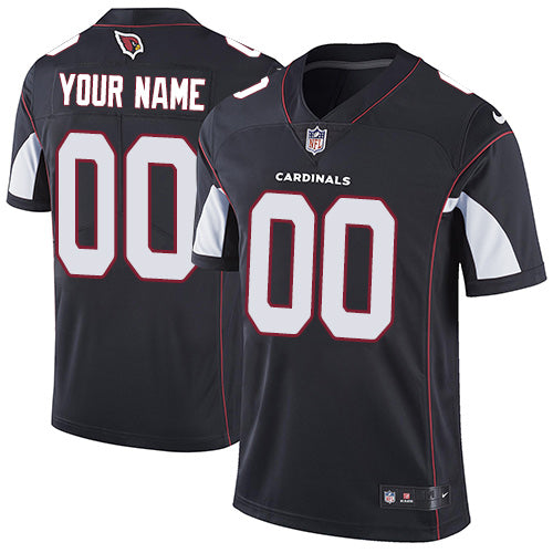 Custom Men Custom Arizona Cardinals Black Vapor Untouchable Limited jerseys