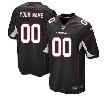 Custom Arizona Cardinals Customized Black Elite Jersey
