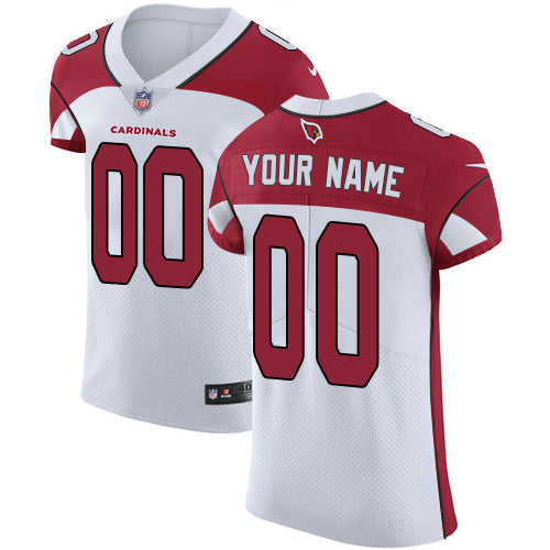 Custom Arizona Cardinals Elite White Road Men’s Jersey NFL Vapor Untouchable Customized jerseys