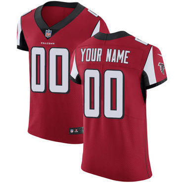 Custom Atlanta Falcons Elite Red Home Men’s Jersey NFL Vapor Untouchable Customized jerseys