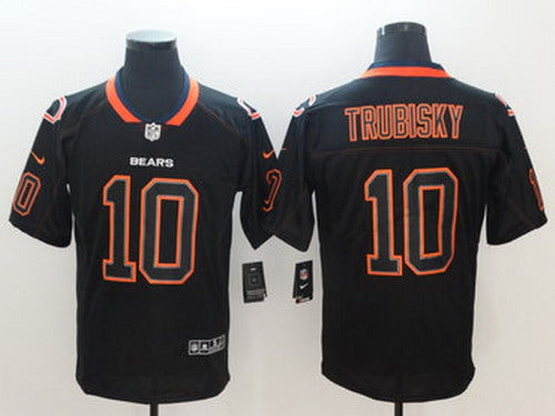 Custom Bears 10 Mitchell Black Shadow Legend Limited Jersey