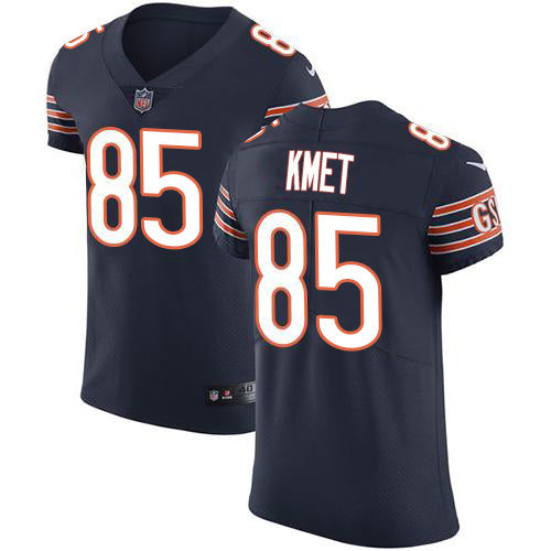 Custom Bears #85 Cole Kmet Navy Blue Team Color Men’s Stitched NFL Vapor Untouchable Elite Jersey