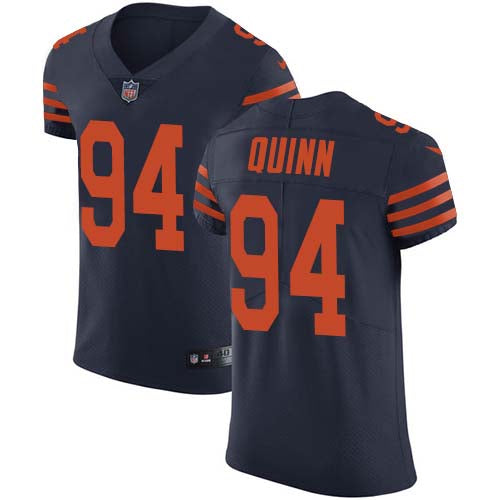 Custom Bears #94 Robert Quinn Navy Blue Alternate Men’s Stitched NFL Vapor Untouchable Elite Jersey