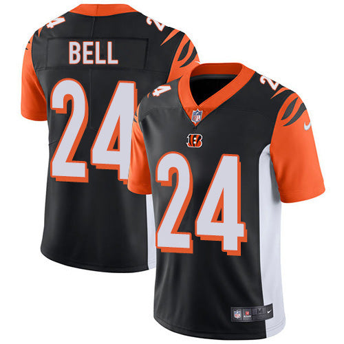 Custom Bengals #24 Vonn Bell Black Team Color Men’s Stitched NFL Vapor Untouchable Limited Jersey