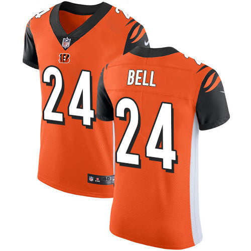 Custom Bengals #24 Vonn Bell Orange Alternate Men’s Stitched NFL New Elite Jersey
