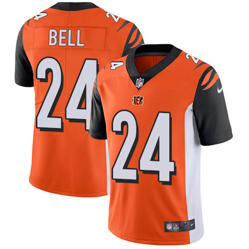 Custom Bengals #24 Vonn Bell Orange Alternate Men’s Stitched NFL Vapor Untouchable Limited Jersey