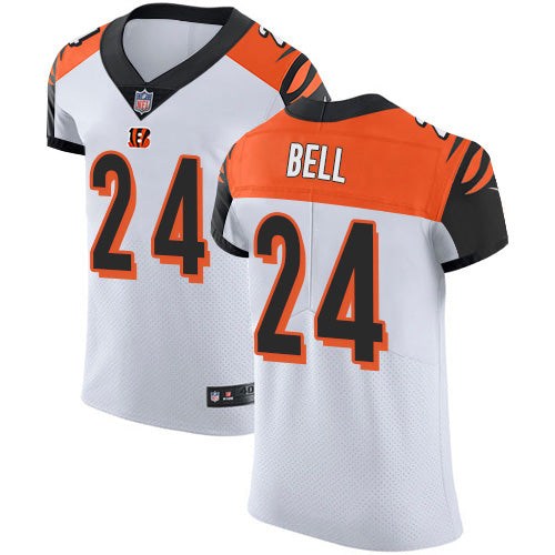 Custom Bengals #24 Vonn Bell White Men’s Stitched NFL New Elite Jersey