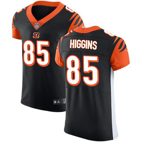Custom Bengals #85 Tee Higgins Black Team Color Men’s Stitched NFL Vapor Untouchable Elite Jersey