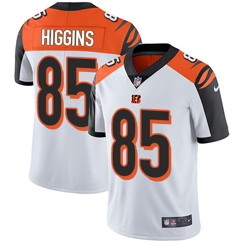 Custom Bengals #85 Tee Higgins White Men’s Stitched NFL Vapor Untouchable Limited Jersey
