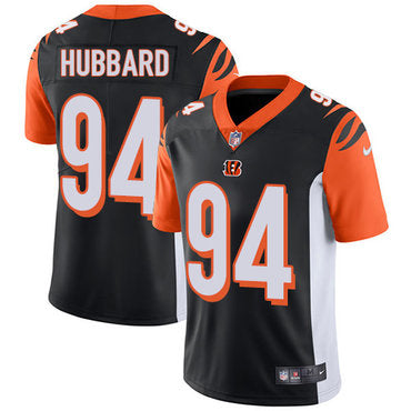 Custom Bengals #94 Sam Hubbard Black Team Color Men’s Stitched NFL Vapor Untouchable Limited Jersey