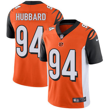 Custom Bengals #94 Sam Hubbard Orange Alternate Men’s Stitched NFL Vapor Untouchable Limited Jersey