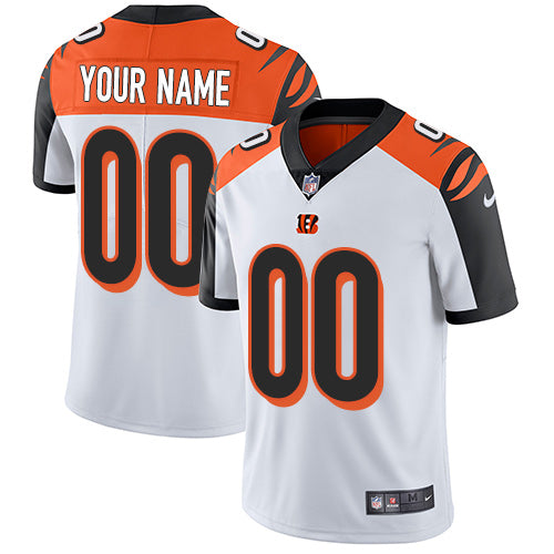 Custom Bengals White Men’s Customized Vapor Untouchable Player Limited Jersey