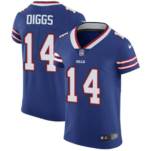 Custom Bills #14 Stefon Diggs Royal Blue Team Color Men’s Stitched NFL Vapor Untouchable Elite Jersey