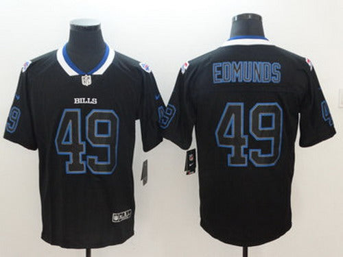 Custom Bills 49 Tremaine Edmunds Black Shadow Legend Limited Jersey