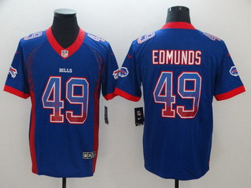 Custom Bills 49 Tremaine Edmunds Royal Drift Fashion Limited Jersey