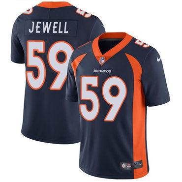 Custom Broncos #59 Josey Jewell Navy Blue Alternate Men’s Stitched NFL Vapor Untouchable Limited Jersey