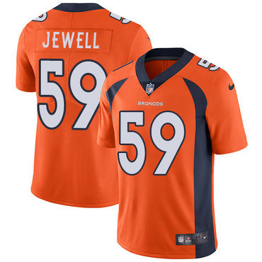 Custom Broncos #59 Josey Jewell Orange Team Color Men’s Stitched NFL Vapor Untouchable Limited Jersey