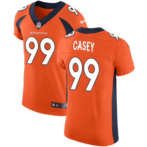 Custom Broncos #99 Jurrell Casey Orange Team Color Men’s Stitched NFL Vapor Untouchable Elite Jersey