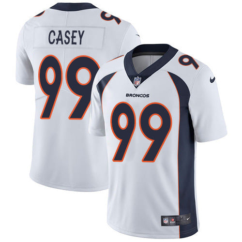 Custom Broncos #99 Jurrell Casey White Men’s Stitched NFL Vapor Untouchable Limited Jersey