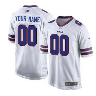 Custom Buffalo Bills Customized 2013 White Game Jersey