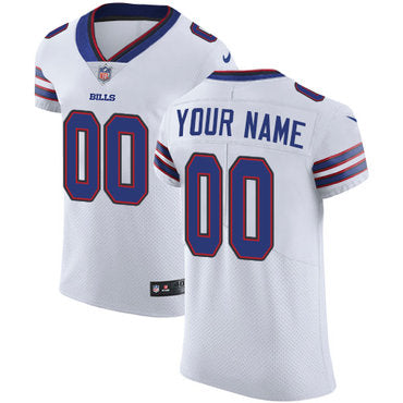 Custom Buffalo Bills Elite White Road Men’s Jersey NFL Vapor Untouchable Customized jerseys