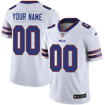 Custom Buffalo Bills Limited White Road Men’s Jersey NFL Vapor Untouchable Customized jerseys