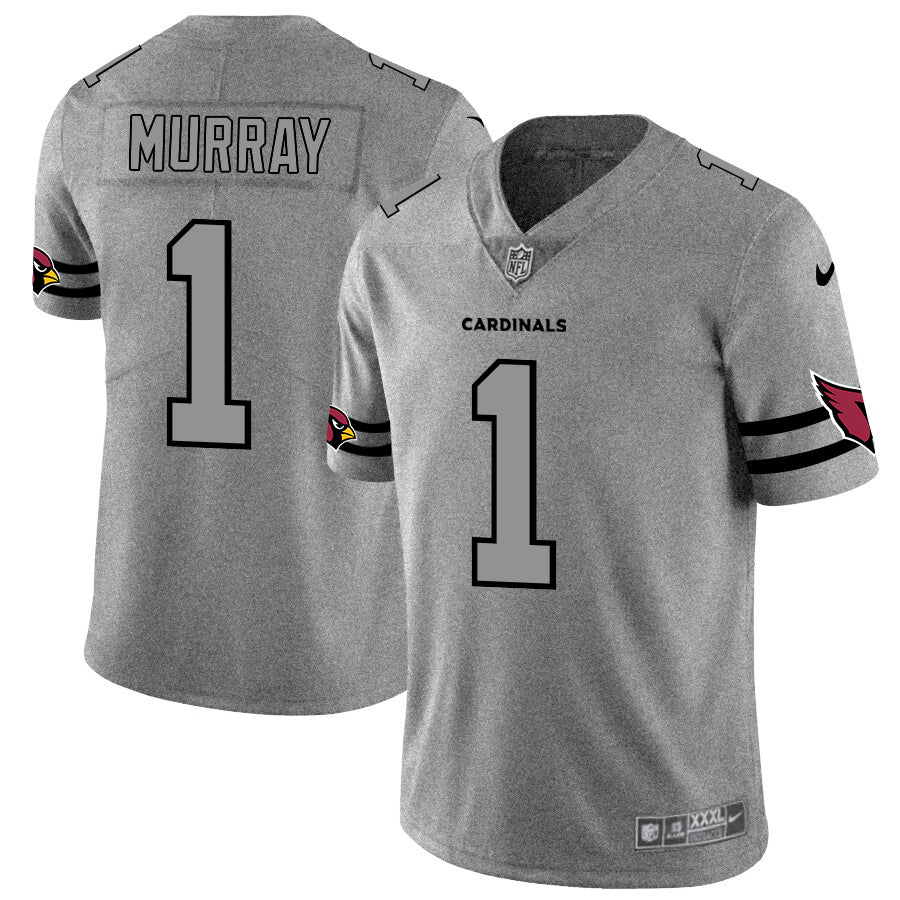 Custom Cardinals 1 Kyler Murray 2019 Gray Gridiron Gray Vapor Untouchable Limited Jersey