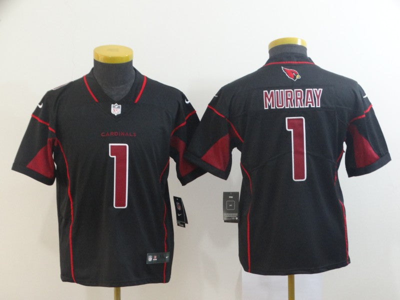 Custom Cardinals 1 Kyler Murray Black Youth 2019 NFL Draft First Round Pick Color Rush Limited Jersey