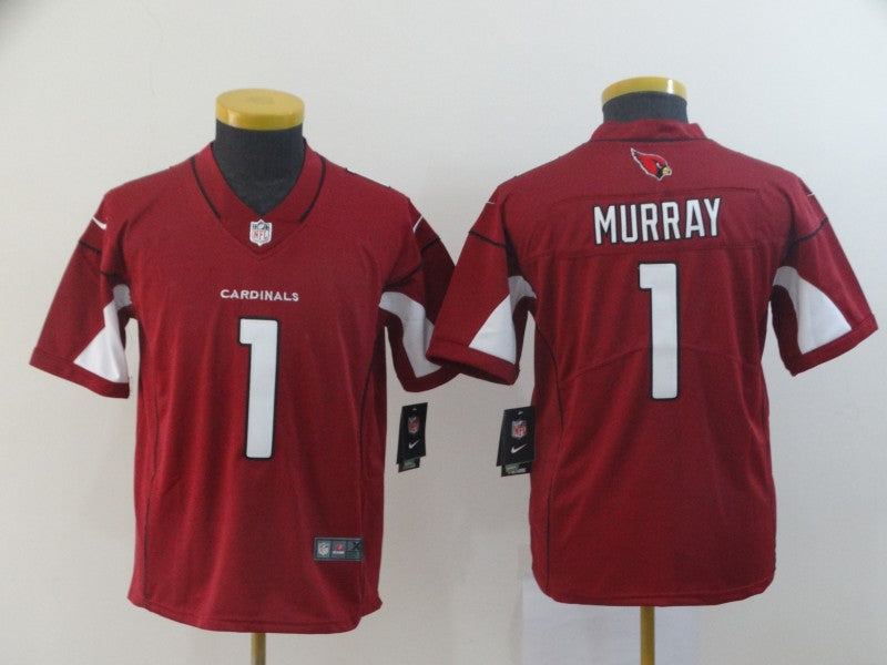 Custom Cardinals 1 Kyler Murray Red Youth 2019 NFL Draft First Round Pick Vapor Untouchable Limited Jersey