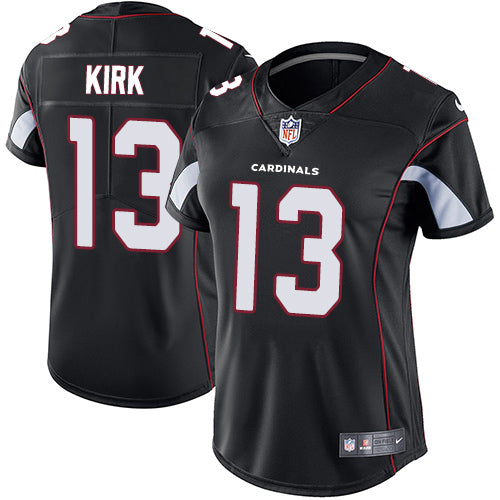 Custom Cardinals #13 Christian Kirk Black Alternate Women’s Stitched NFL Vapor Untouchable Limited Jersey