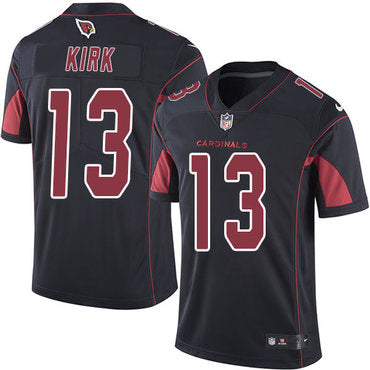 Custom Cardinals #13 Christian Kirk Black Youth Stitched NFL Limited Rush Jersey