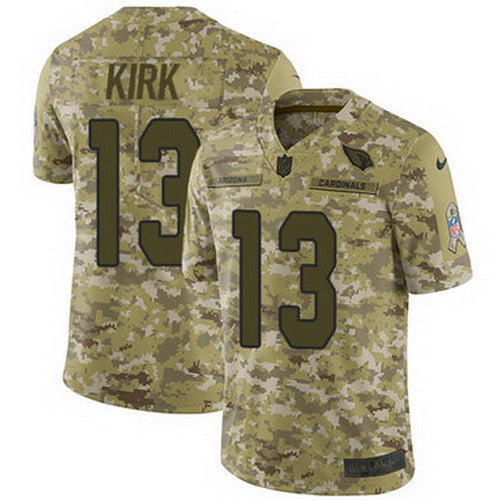 Custom Cardinals #13 Christian Kirk Camo Youth Stitched NFL Limited 2018 Salute to Service Jersey