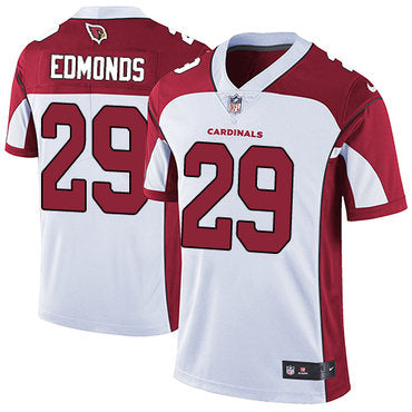 Custom Cardinals #29 Chase Edmonds White Men’s Stitched NFL Vapor Untouchable Limited Jersey