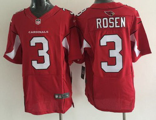 Custom Cardinals #3 Josh Rosen Red Team Color Stitched NFL Elite Jersey