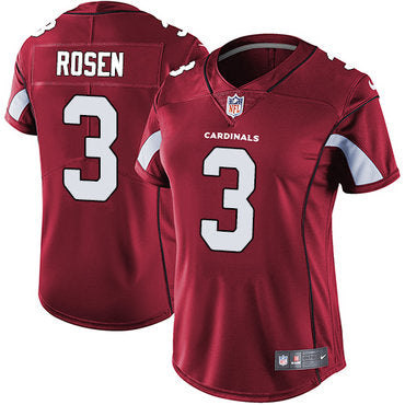 Custom Cardinals #3 Josh Rosen Red Team Color Women’s Stitched NFL Vapor Untouchable Limited Jersey