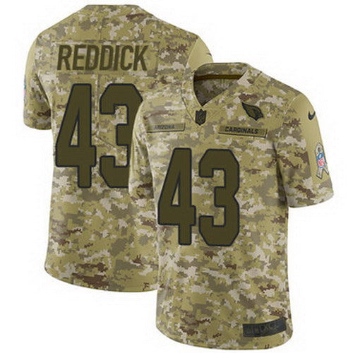 Custom Cardinals #43 Haason Reddick Camo Youth Stitched NFL Limited 2018 Salute to Service Jersey