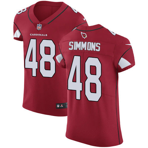 Custom Cardinals #48 Isaiah Simmons Red Team Color Men’s Stitched NFL Vapor Untouchable Elite Jersey
