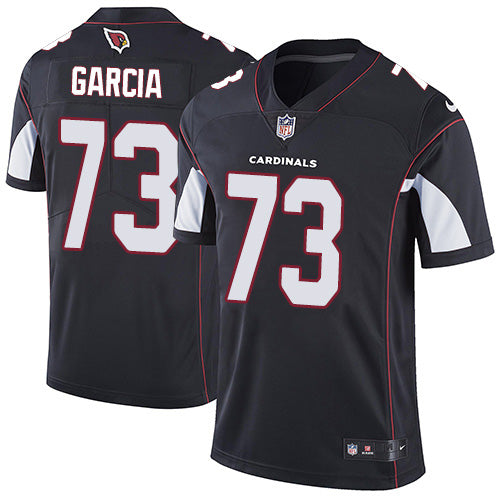 Custom Cardinals #73 Max Garcia Black Alternate Men’s Stitched NFL Vapor Untouchable Limited Jersey
