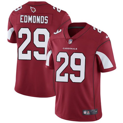 Custom Cardinals 29 Chase Edmonds Red Vapor Untouchable Limited Jersey