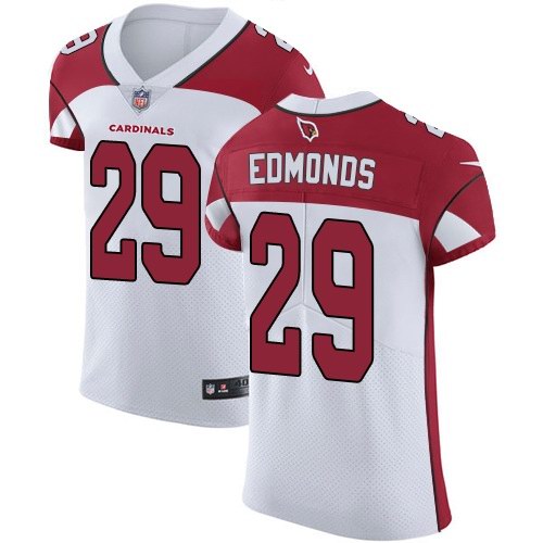 Custom Cardinals 29 Chase Edmonds White Vapor Untouchable Limited Jersey