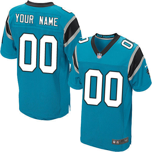 Custom Carolina Panthers Elite Blue Alternate Men’s Jersey NFL Customized jerseys