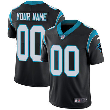 Custom Carolina Panthers Limited Black Home Men’s Jersey NFL Vapor Untouchable Customized jerseys